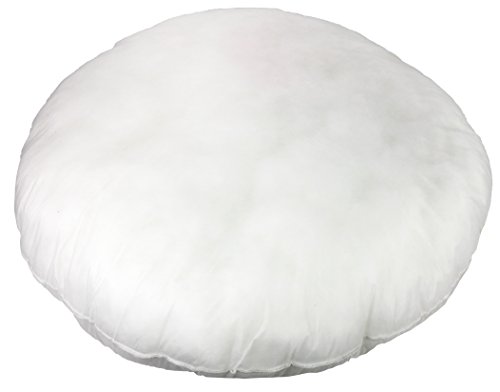 Foamily Round Throw Pillows 32' Premium Pillow Inserts for Couch or Bed Decorative Bedding - Made in USA