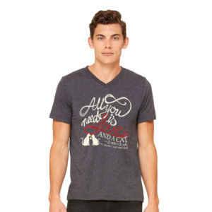Mens All You Need Is Cats Tee