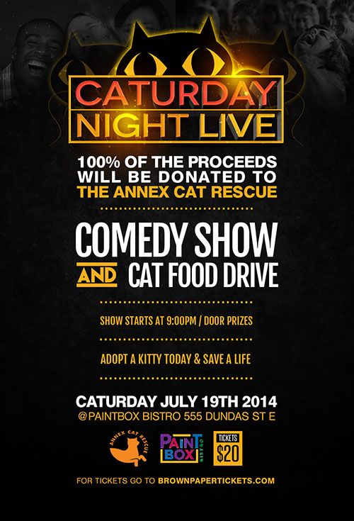 Caturday Night Live Fundraiser
