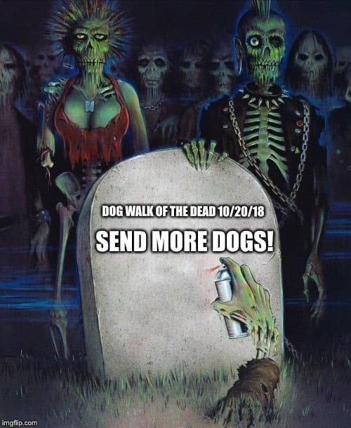 Zombie Dogs at Dog Walk of the Dead