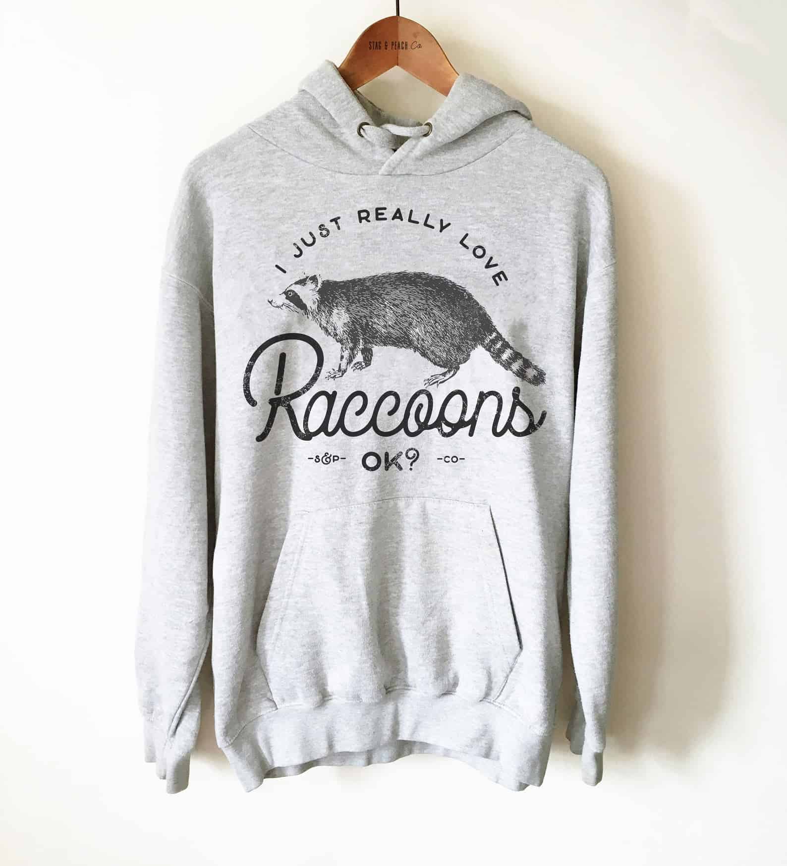 Loves Raccoons Shirt on Etsy