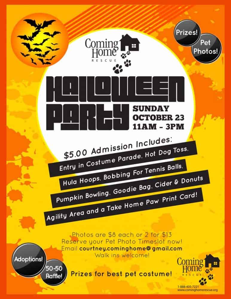 howloween party halloween fundraiser flyer