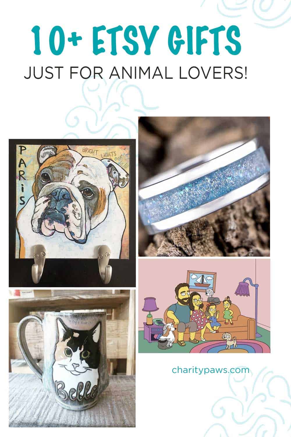 Etsy is filled with amazing finds - especially for animal lovers! Take a peak at our favorite pet lover gifts that we found and think you will love too.