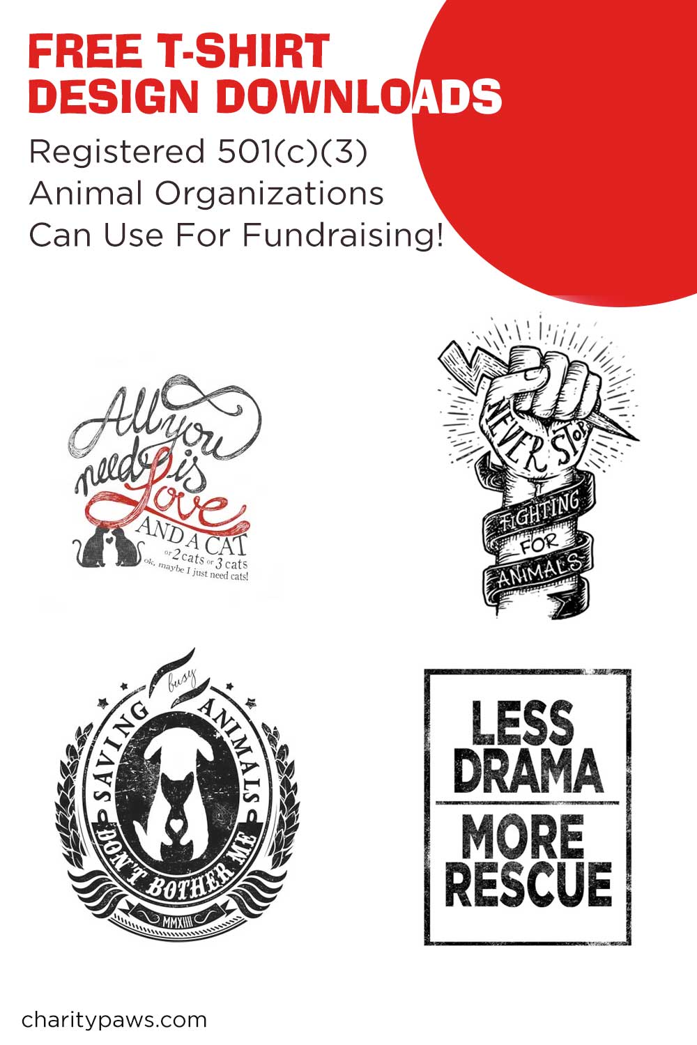 Free Design Downloads For Animal Charities