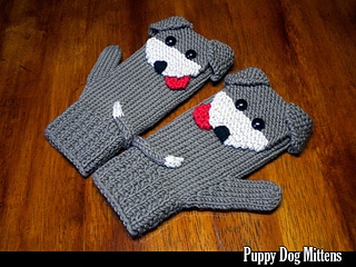 knitted dog gloves
