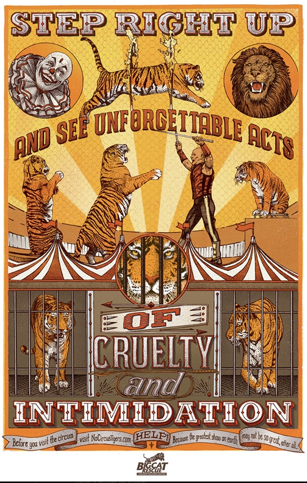 Circus Animal Cruelty: Ads/Statistics + How You Can Help!