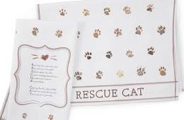 rescue pet dish towel