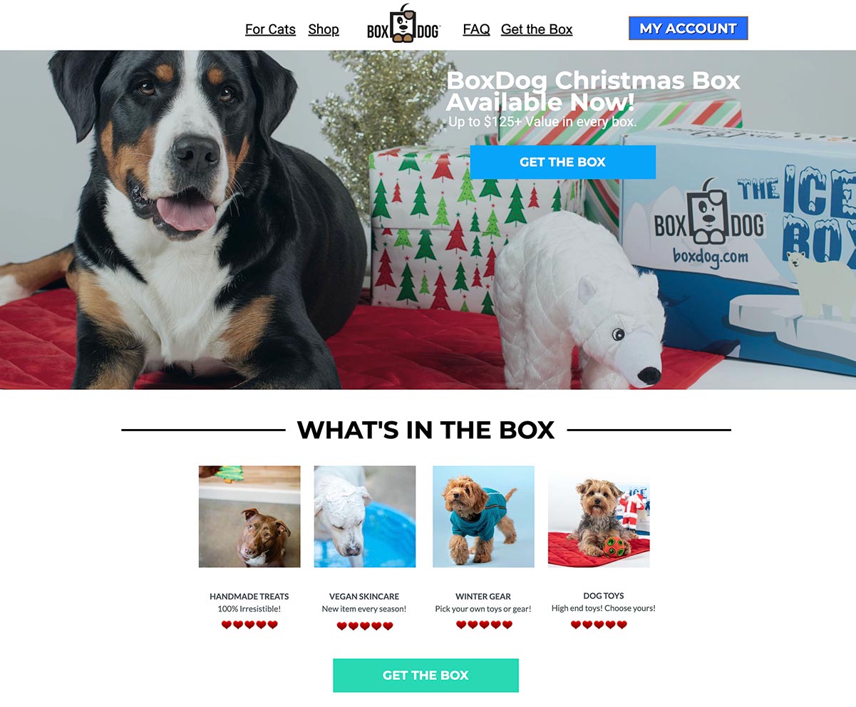 boxdog homepage