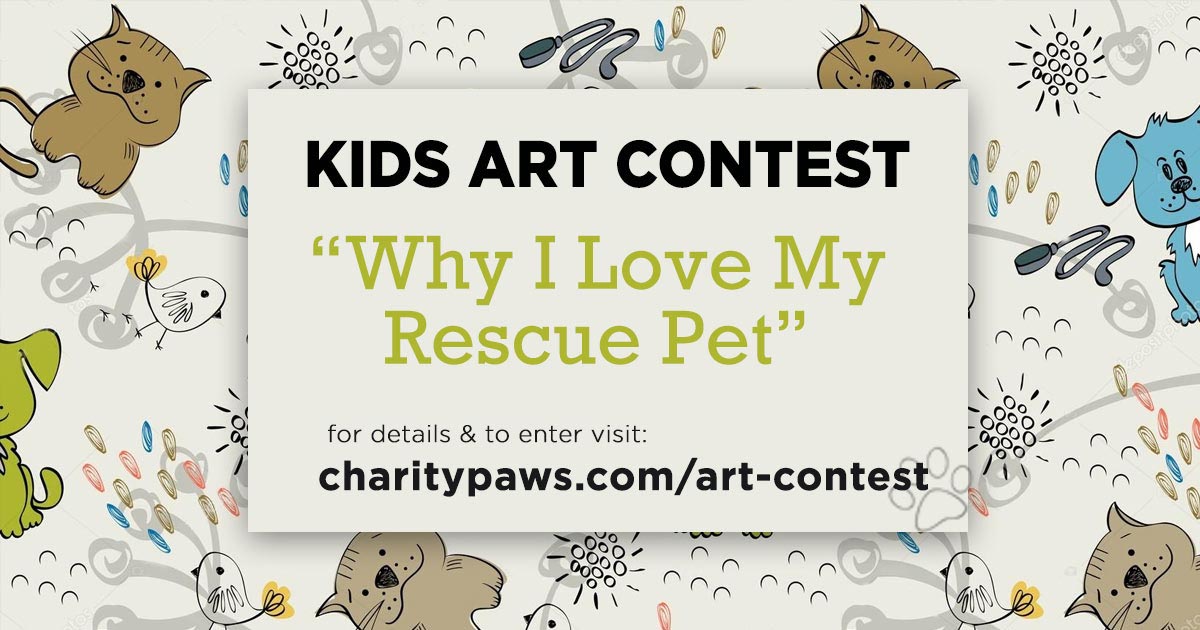 rescue pet art contest