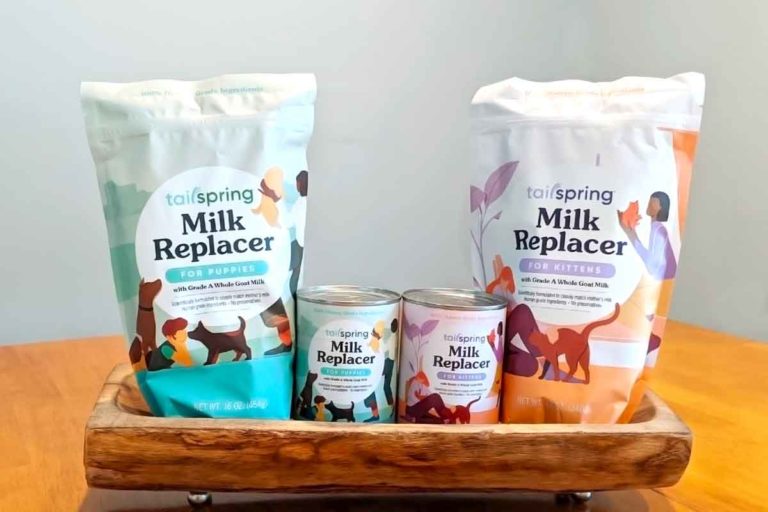 Tailspring Goat Milk For Puppies + Kittens