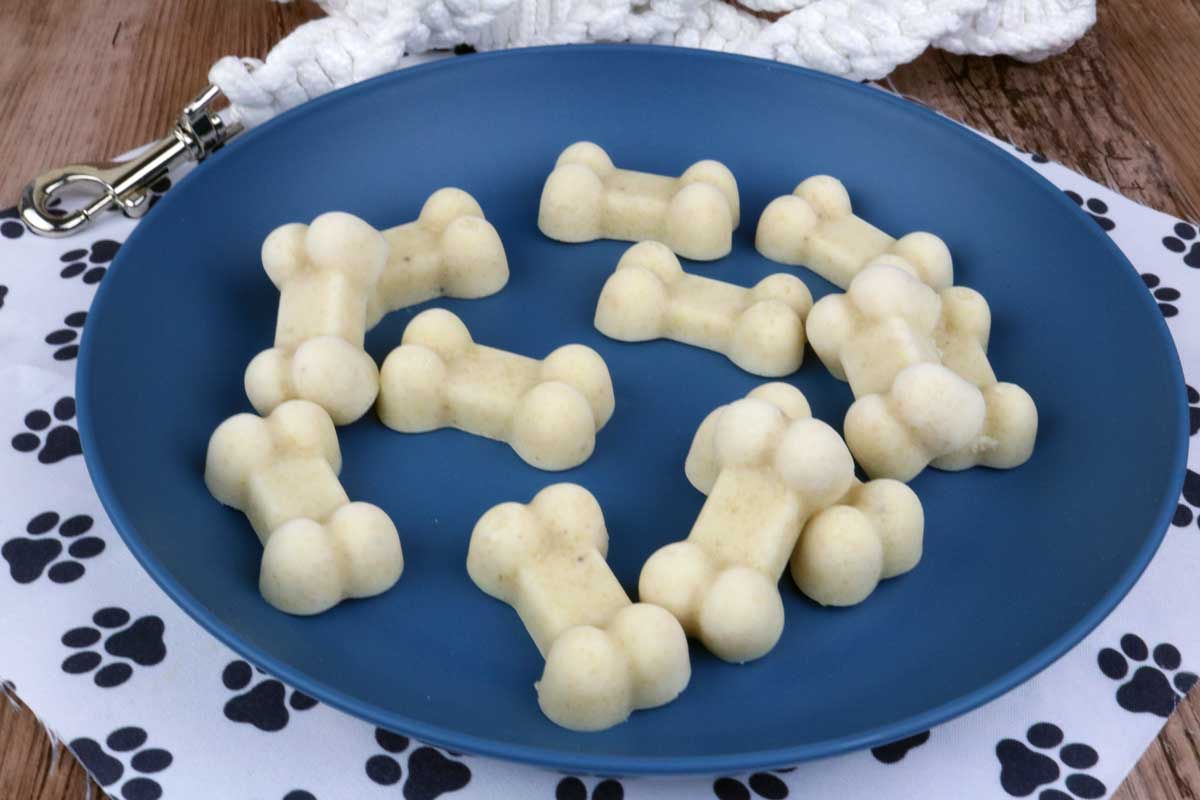 frozen yogurt banana pops for dogs