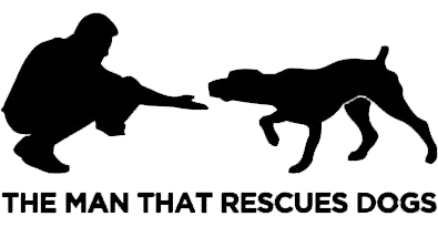the man that rescues dogs logo