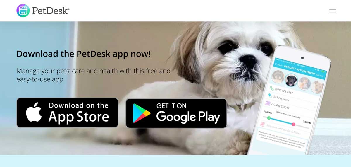 pet desk virtual vet app
